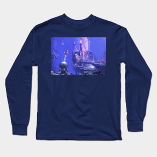 View of Pluto from Charon Long Sleeve T-Shirt